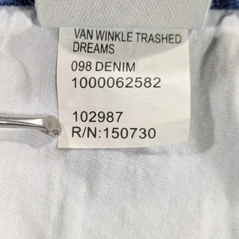 Ksubi Van Winkle Trashed Dreams GUC $220 Size 34   J1337